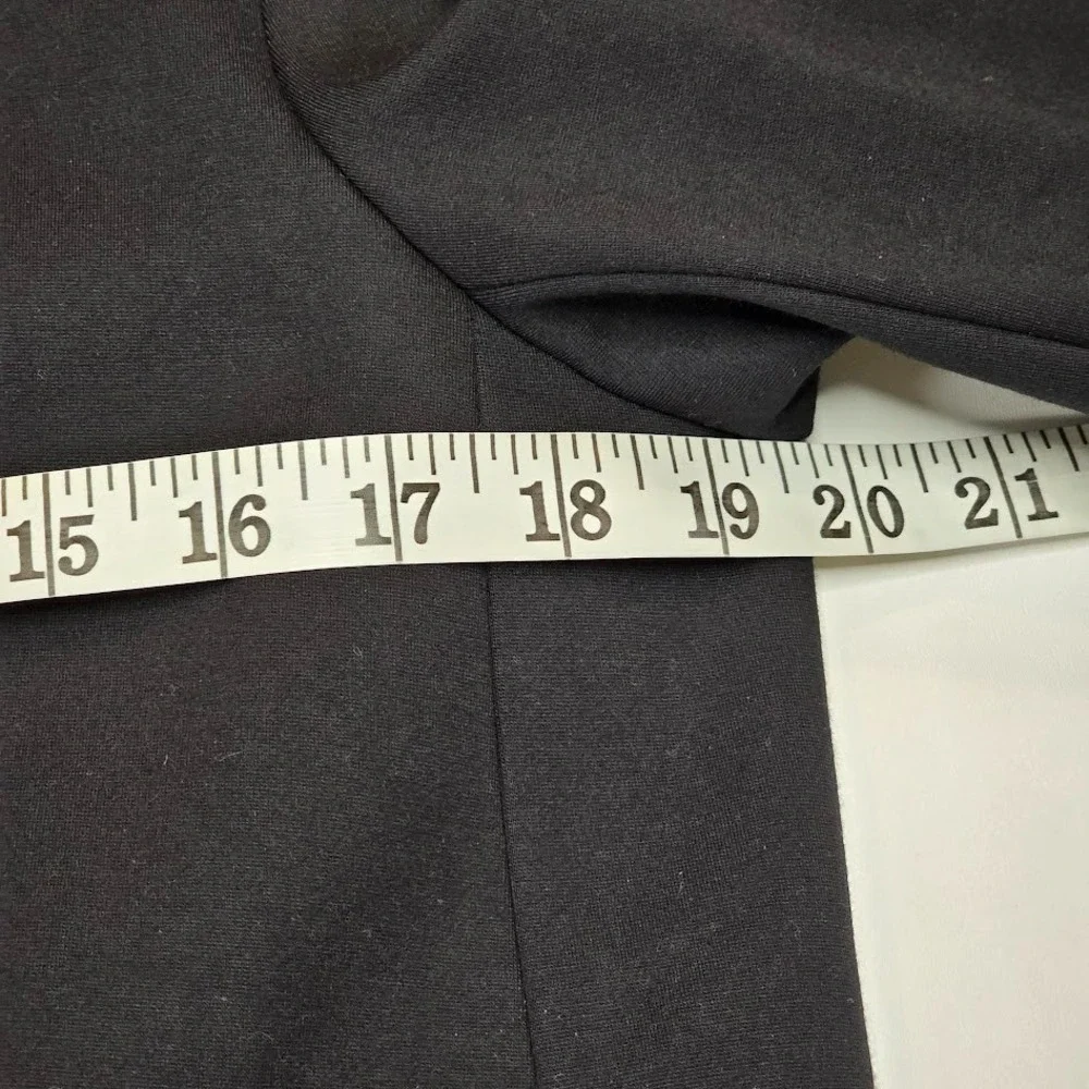 Spanx The‎ Perfect Collarless Blazer Size S 20384R Classic Black Single Button